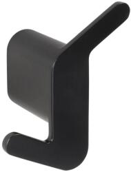 Bemeta Organic Cuier baie dublu 4 cm, varianta dreapta, negru (167106200)