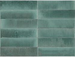 Marazzi Gresie interior portelanata albastra 6x24 cm, Marazzi Lume Turquoise Lux (MA9N)