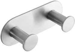 Bemeta Easy Cuier baie dublu rotunjit, inox mat (163106375)