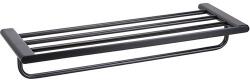 Bemeta Organic Suport prosop baie tip bara tripla 64 cm, negru (167105150)