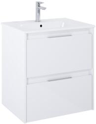 Roca Set mobilier baie (masca si lavoar cu doua sertare) Roca Alpine 60x46xH57 cm, alb lucios (A852012806)