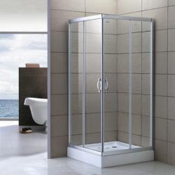 Belform Cabina de dus patrata cu usi glisante Belform Clear 90x90 cm (27CB1911_GCL)
