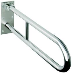 Bemeta Help Bara de sprijin rabatabila 85 cm, inox lucios (301606321)