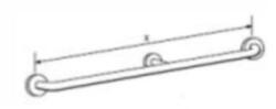 Hatria Autonomy Bara de sustinere 150 cm (Y0CM)