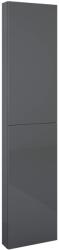 Roca Dulap baie 40x13xH180 cm Roca Extra, reversibil, antracit lucios (glossy anthracite grey) (A857911153)