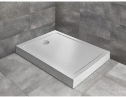 Radaway Cadita dus dreptunghiulara Radaway Doros F Compact Stone 160x80 cm, alb (acril aspect piatra) (SDRFP1680-05-04S)
