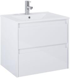 Roca Set mobilier baie (masca si lavoar cu doua sertare) Roca Claudia 61x47xH66 cm, alb lucios (A851925806)
