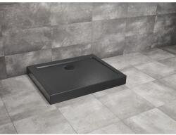 Radaway Cadita dus dreptunghiulara Radaway Doros D Compact Stone 110x80 cm, negru (acril aspect piatra) (SDRD1180-05-54S)