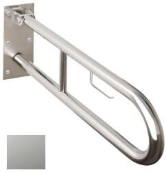 Bemeta Help Bara de sprijin rabatabila cu suport hartie 60 cm, inox mat (301406272)