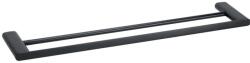 Bemeta Organic Suport prosop baie tip bara dubla 64 cm, negru (167104050)