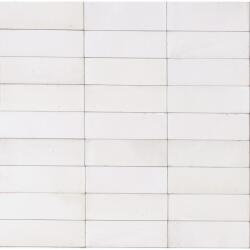 Marazzi Gresie interior portelanata alba 5x15 cm, Marazzi Rice Bianco Lux (M96N)
