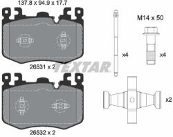 TEXTAR set placute frana, frana disc TEXTAR Q+ 2653101 (2653101)