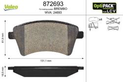 VALEO set placute frana, frana disc VALEO OPTIPACK for LCV 872693 (872693)