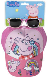 Cerda Peppa malac Rainbow napszemüveg és baseball sapka szett CEP2200010159 (CEP2200010159)