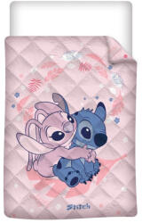 Aymax Disney Lilo és Stitch, A csillagkutya Angel Hug steppelt ágytakaró, paplan 140x200cm AYM450567 (AYM450567)
