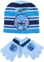 Mister Licence Disney Lilo és Stitch, A csillagkutya Waves gyerek sapka + kesztyű szett FML369882B (FML369882B)