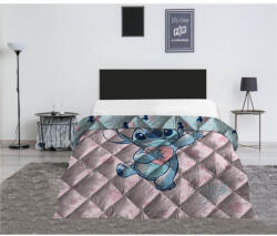 Aymax Disney Lilo és Stitch, A csillagkutya Heart steppelt ágytakaró, paplan 240x220cm AYM079951 (AYM079951)