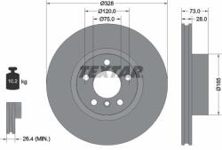 TEXTAR Disc frana TEXTAR PRO 92257103 (92257103)