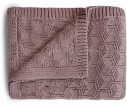 mushie Kötött takaró - lépesméz mályva