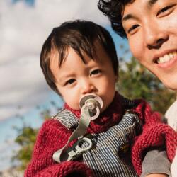 BIBS cumilánc egykezes csattal (Zsálya)