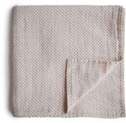 Mushie Muszlin pólya - karamell pöttyös