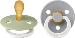 BIBS Colour szimmetrikus cumifejjel - esti zsálya/esti delfin (2 db)