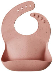 mushie Hajlékony szilikon előke - barackmag