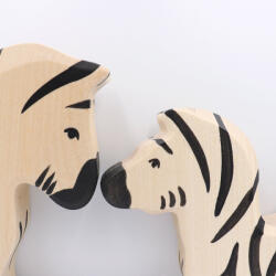 Holztiger - Zebra és zebracsikó fajátékok