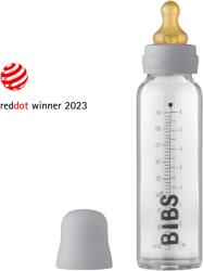 BIBS üveg cumisüvegszett - delfin - 225 ml