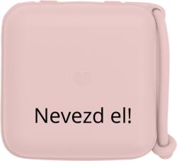 BIBS Névre szóló BIBS cumitartó - cseresznyevirág