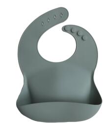 mushie Hajlékony szilikon előke - világos türkiz