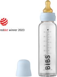 BIBS üveg cumisüvegszett - pasztellkék - 225 ml