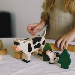 Holztiger - Tehén és kis boci fajátékok