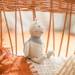 ava&yves - Plüss csörgő - hamvaskék katica