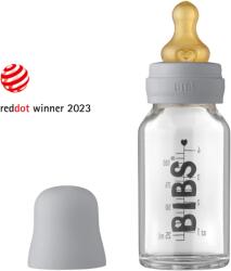 BIBS üveg cumisüvegszett - delfin - 110 ml