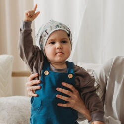 Pippadu Gyerek pulóver uniszex zsebbel - barna - pippadu - 9 000 Ft