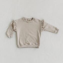 Pippadu Gyerek pulóver fodorral - szezám - pippadu - 10 990 Ft