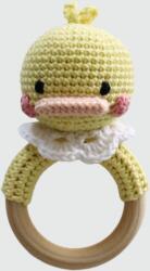 Pippadu Horgolt rágóka csörgővel - Bori kacsa