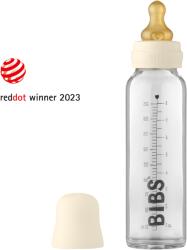 BIBS üveg cumisüvegszett - krémfehér - 225 ml