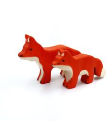 Holztiger - Róka és kis róka fajátékok