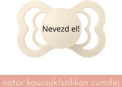 BIBS Nevesített BIBS Supreme cumi - krémfehér