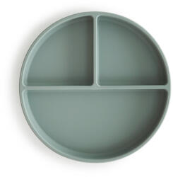 mushie Csúszásmentes lapostányér - halvány türkiz