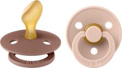 BIBS Colour anatómiai cumifejjel - mackó/púderrózsaszín (2 db)