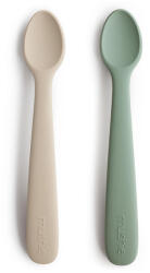 mushie babakanál szett - halvány türkiz és homok