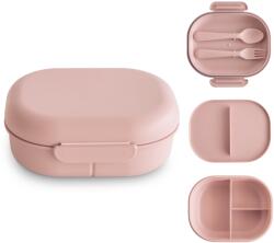 mushie Uzsonnás doboz - púderrózsaszín