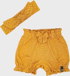 Pippadu Fodros nadrág és hajpánt szett - mustársárga