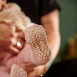 GoBabyGo csúszásgátlós bambusz zokni - rózsaszín