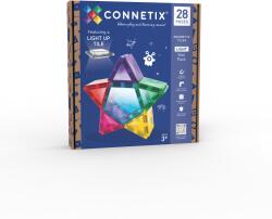 Connetix mágneses építőjáték (világító) - Star Pack (28 db)