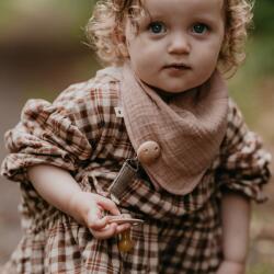 BIBS babacsomag - púderrózsaszín