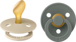 BIBS Colour anatómiai cumifejjel - vanília/fenyőzöld (2 db)